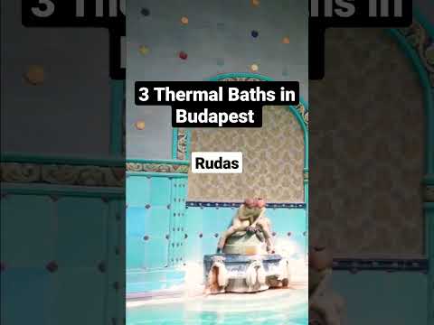 3 banhos termais em Budapeste