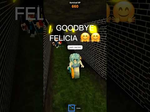 BYE FELICIA 🤗 #mm2 #roblox #gaming #mm2sheriff #mm2campers #funny #shorts