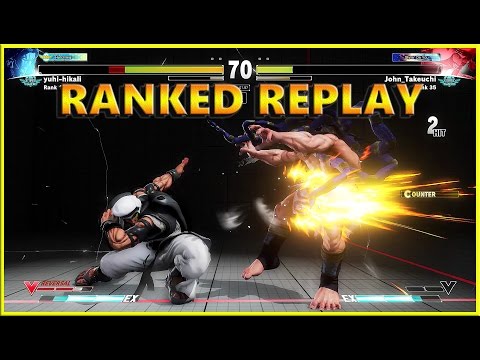 SFV - John Takeuchi (Rashid) Vs Yuhi-hikali (Necalli) - Ranked - SF5