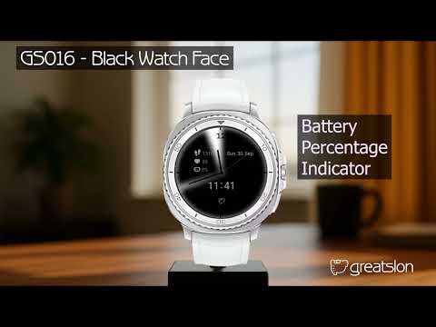 GS016 - Black Watch Face