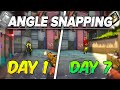 I Used Angle Snapping For 7 Days and This is What Happened..