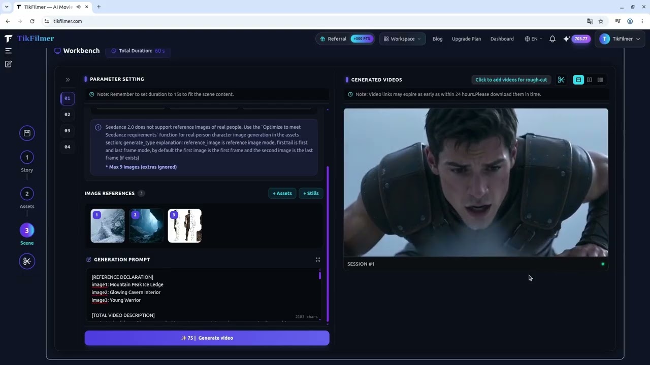 Tutorial video: turn a story into a movie with AI using the Full-Story Workflow