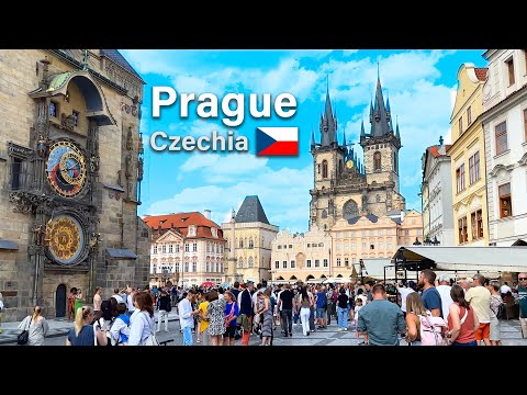 Cidade Velha de Praga 4K - caminhe pelas melhores partes do centro da cidade
