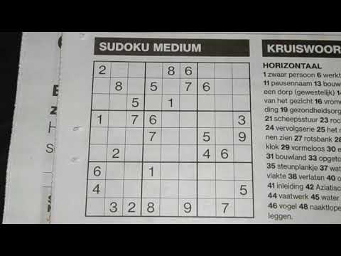 Sssssttttt........, No talking! (#1484) Medium Sudoku puzzle. 09-08-2020