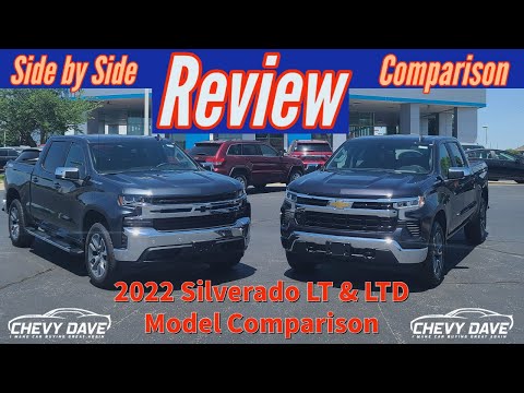 2022 Chevy Silverado LT & LTD Side by Side Comparison