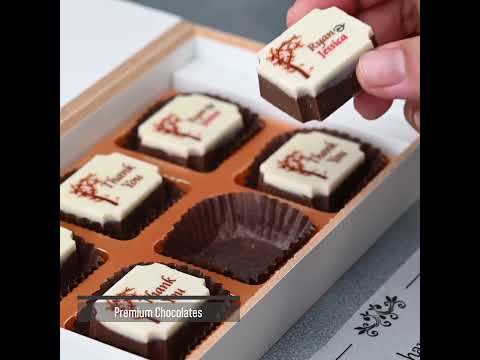 Wedding Return Gifts - 6 Chocolate Box