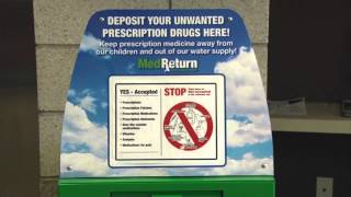 Bill Montgomery emphasizes proper disposal of prescription drugs