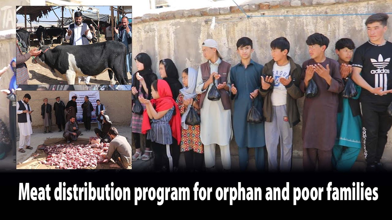 Meat distribution program for orphan and poor families!
