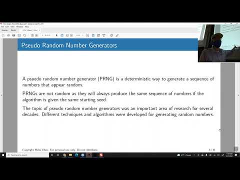 2021 10 11 Stats 102C Random Number Generation Basics