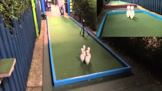 Mini Golf - The Ten Pin / Four Pin Bowling Video