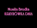 Monika Brodka - Krzyżówka dnia 