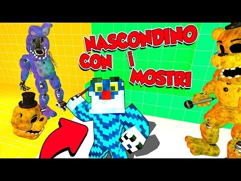 FUGA DAL PARCO GIOCHI!! (Gmod NASCONDINO con i MOSTRI)