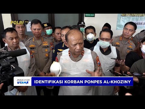 TIM DVI POLDA JATIM TUNTASKAN SELURUH PROSES IDENTIFIKASI KORBAN PONPES AL-KHOZINY