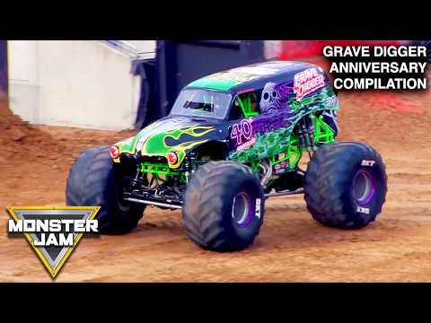 Grave Digger Anniversary Compilation | Monster Jam
