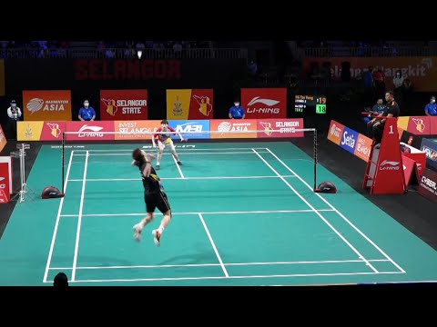NG Tze Yong vs TEH Jia Heng Jason | Badminton Asia Team Championships 2022 | Malaysia vs Singapore