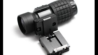 3X With focus Flip to side Full Metal QD Magnifier Review