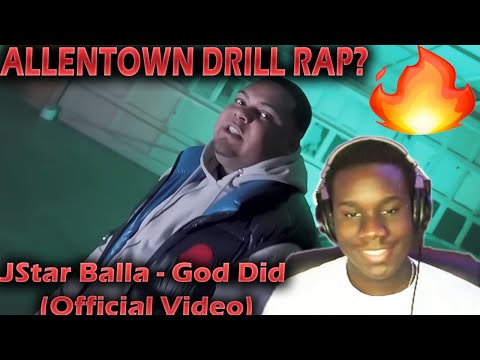 ALLENTOWN DRILL RAP? 🔥 WaviJus Reacts To - JStar Balla - God Did (Official Video)