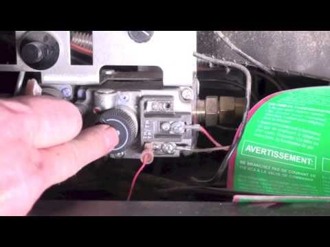 How the fireplace thermopile system is wired