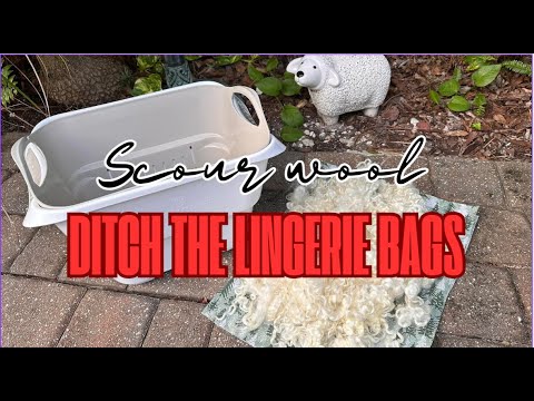 The Strucket, the best tool to scour wool in.  Camaj School of Fiber Arts