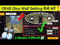 Free Fire Gloo Wall Or Grenade Alag Kaise Kare Gloo Wall Button Setting Free Fire Control Setting