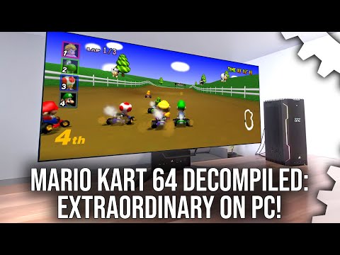 Mario Kart 64 Decompilation Project - "Spaghetti Kart" - A Classic Modernised For PC/Mac!