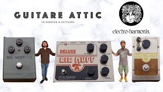 Video thumbnail for Electro Harmonix Big Muff : vintage better than reissue ? Green Russian / Deluxe / Little Big Muff by Guitare Attic
