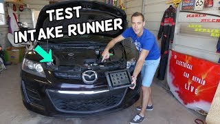 HOW TO TEST INTAKE RUNNER CONTROL VALVE ON MAZDA 2 3 5 6 CX-3 CX-5 CX-7 CX-9 MIATA