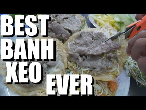 BEST BANH XEO EVER in QUY NHON - Vietnamese Food Vlog #43