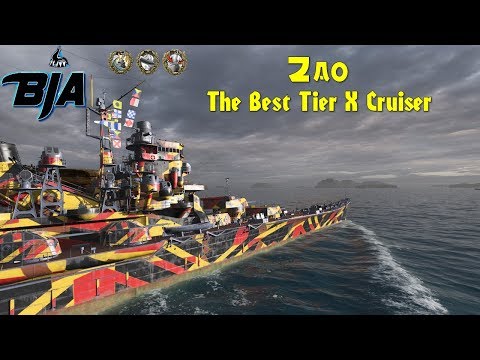 World of Warships- Zao- The Best Tier X Cruiser (234,000 Damage)