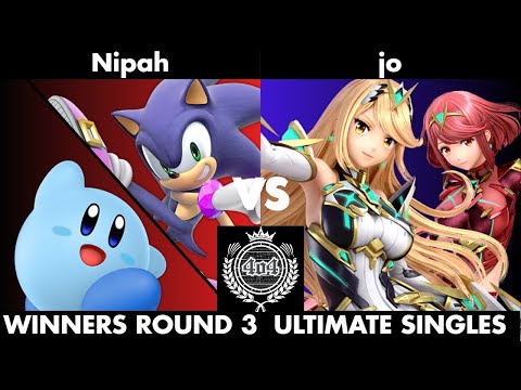4o4 Smash Night 30 - Nipah (Sonic, Kirby) vs EVC| jo (Mythra, Pyra) - Winners Round 3