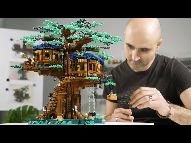 Video teaser for The BIGGEST LEGO Ideas set ever!? | LEGO Treehouse Designer Video | 21318