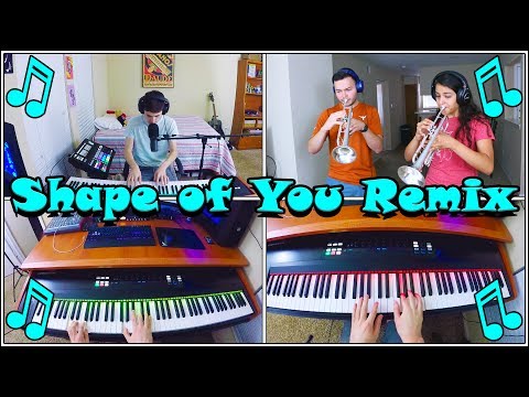 Ed Sheeran - Shape of You (Trumpet Duet/Piano + Beatbox Remix)