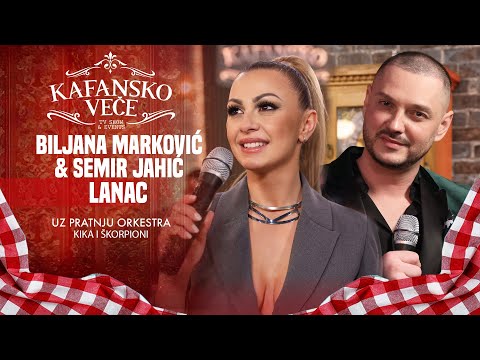 SEMIR JAHIC I BILJANA MARKOVIC - LANAC | UZIVO | (ORK KIKA I SKORPIONI) | 2024 | KAFANSKO VECE