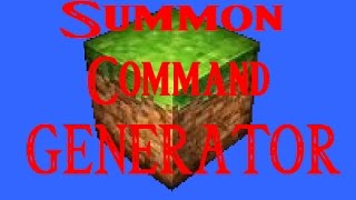 Tuto | Minecraft | Summon Command Generator [1.7+/1.8]