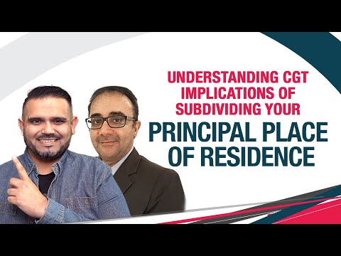 Understanding 𝐂𝐆𝐓 Implications of Subdividing Your Principle Place of Residence | Moxin Reza