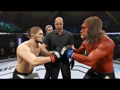 Khabib vs. Orange Bigfoot - EA Sports UFC 2