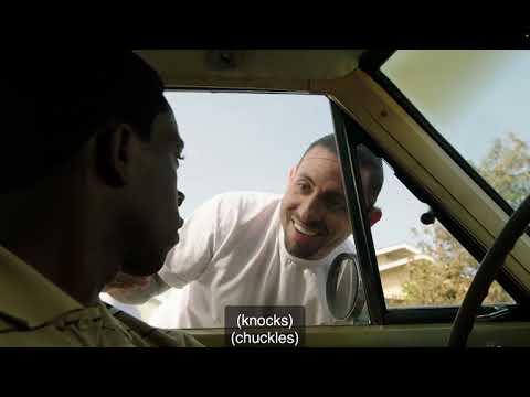 FX SNOWFALL: S1 EP6 FRANKLIN ALMOST GETS SMOKED BY THE ESE'S EL OSO SAVES HIM FOR THE 1ST TIME