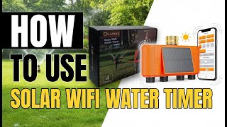 Smart Irrigation: Lumary Solar WiFi Timer with Flow Meter (4 Zones)