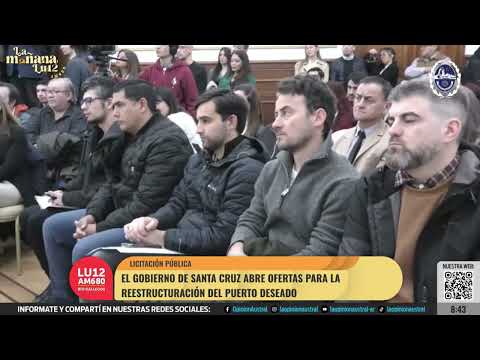 Puerto Deseado: Claudio Vidal anunció una millonaria obra para mejorar la infraestructura portuaria