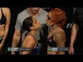 Livia Renata Souza Vs Sarah Frota Weigh In Face Off UFC Fortaleza R WMMA