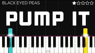 The Black Eyed Peas - Pump It | EASY Piano Tutorial