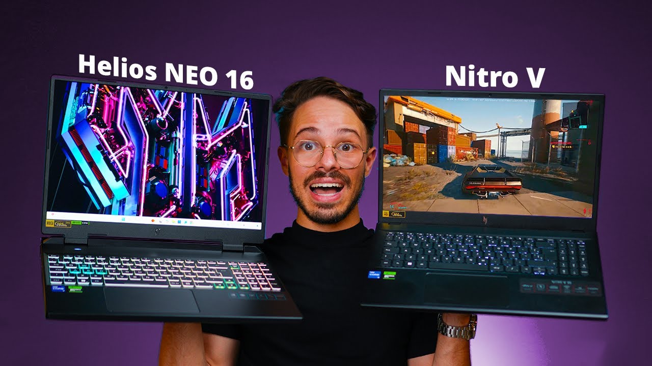 E AGORA? Acer Nitro V vs Helios NEO 16 - O Melhor Notebook Gamer para você