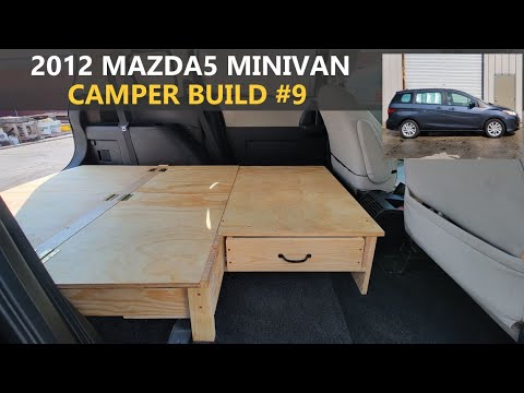 Simple Camper Build On a Small Mazda 5 Minivan
