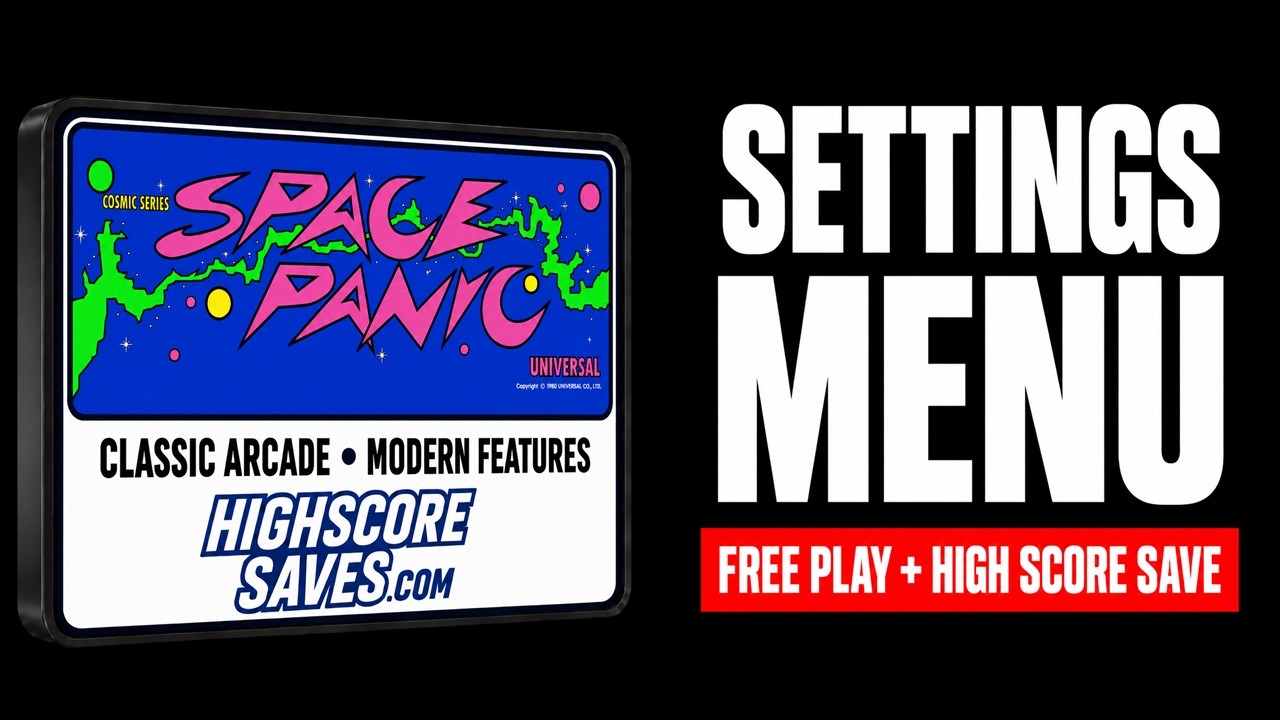 Space Panic settings menu video guide