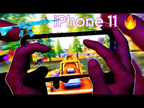 Best iPhone 11  Handcam Worth it for Pubg  4 Finger Balanced + Extreme 60Fps #PUBGMOBILE