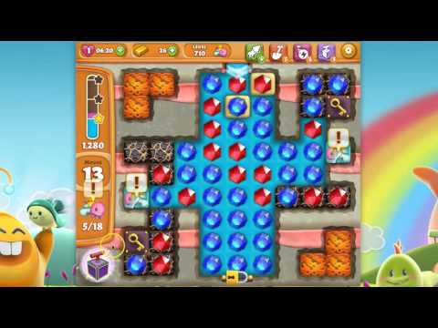 Diamond Digger Saga Level 710 (no boosters or extra moves)