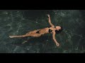 Tanned Asian Model In Black Bikini In Swimming Pool Spa