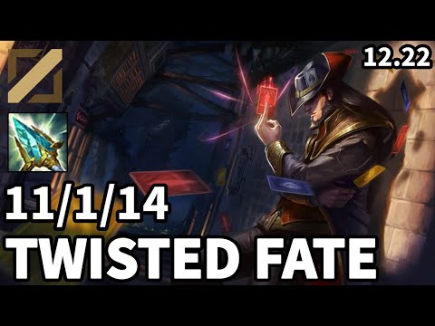 Twisted Fate Mid vs Ryze - EUW Master | Patch 12.22