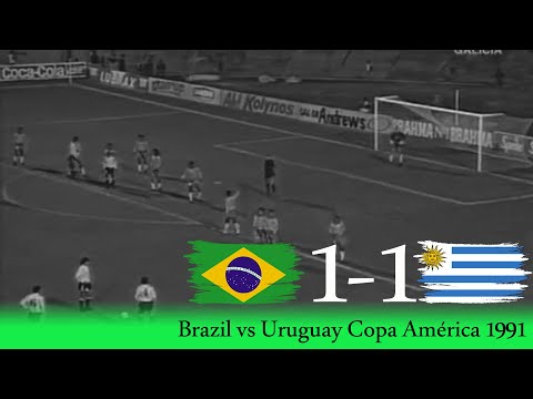 Brazil vs Uruguay Copa América 1991