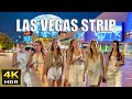 Las Vegas Strip Night Walk August 2025 Las Vegas Nevada